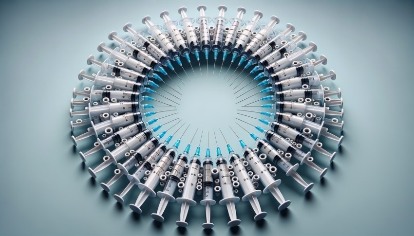 An excited Asian female researcher discovers a drug to treat virus infections in the laboratory.