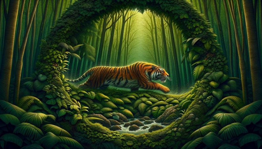 Animals that live in natural environments.