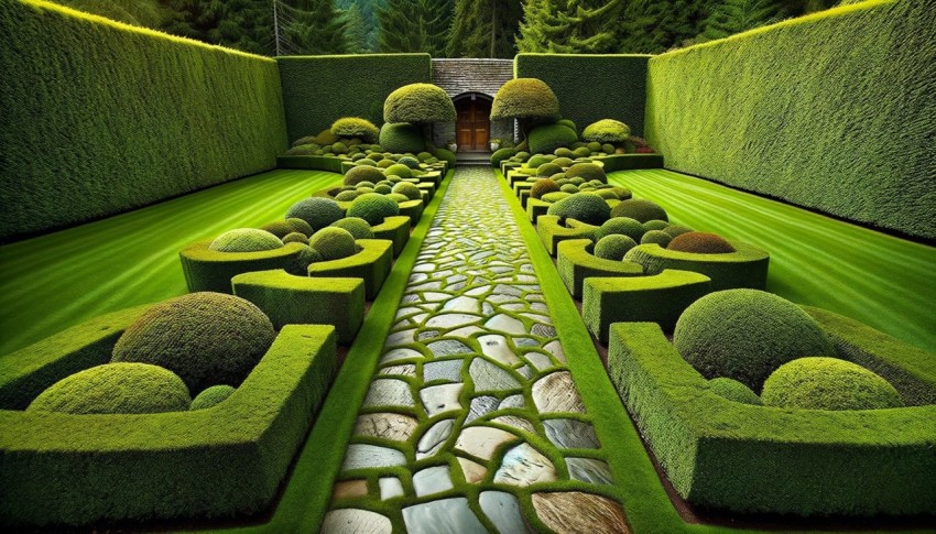 Mansions in upscale neighborhoods have a mix of classic and modern design.