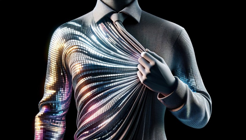 In a world where neon lights reflect off dark streets, tech-packed clothing and LED lights have become symbols of self-expression .