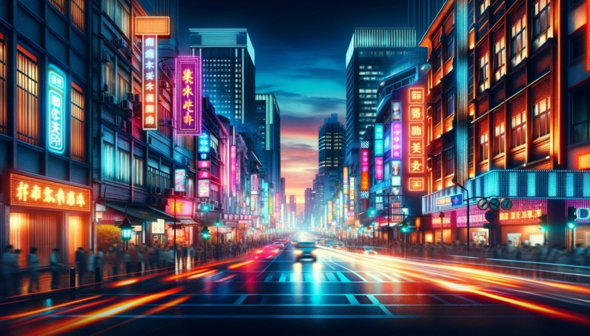 Urban wallpapers that reflect the hustle and bustle of city life help to make the atmosphere more lively.