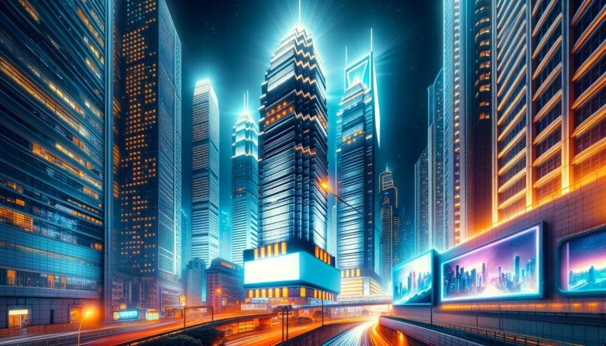 Urban wallpapers that reflect the hustle and bustle of city life help to make the atmosphere more lively.