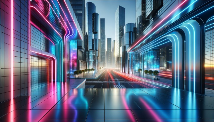 The combination of designs in wallpaper makes the space look interesting and full of life.