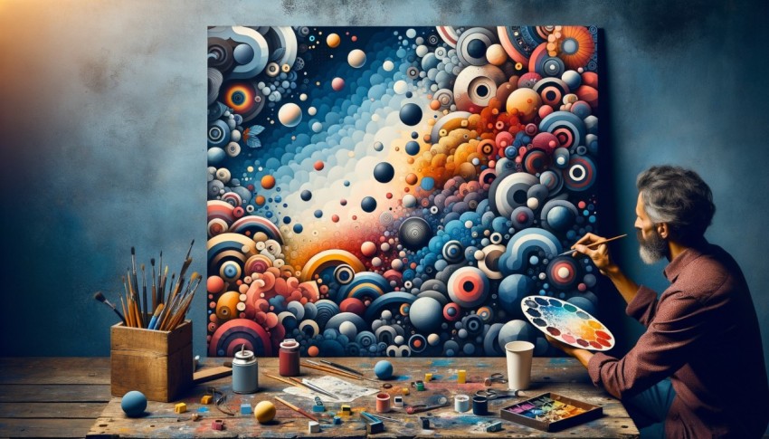 The combination of designs in wallpaper makes the space look interesting and full of life.