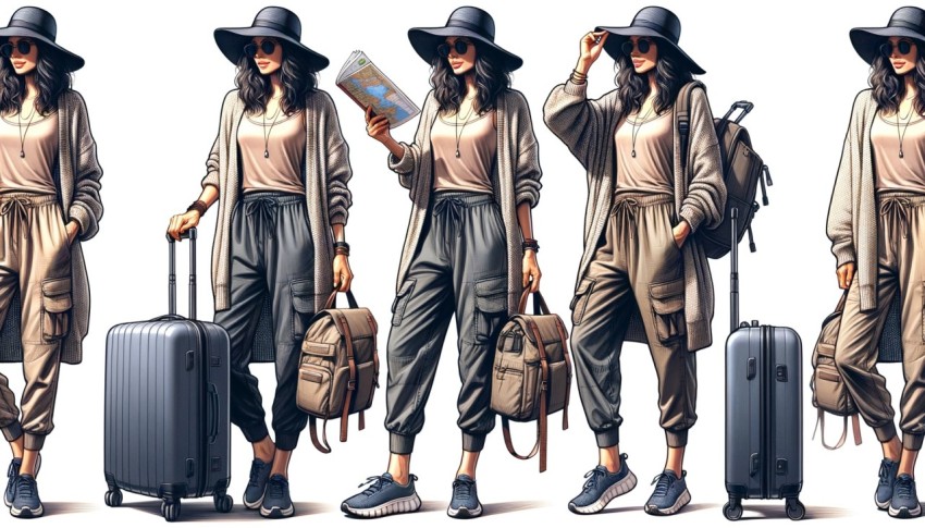 Travel fashion should emphasize comfort and ease of movement, so choose clothes that are easy to wear and suitable for any occasion.