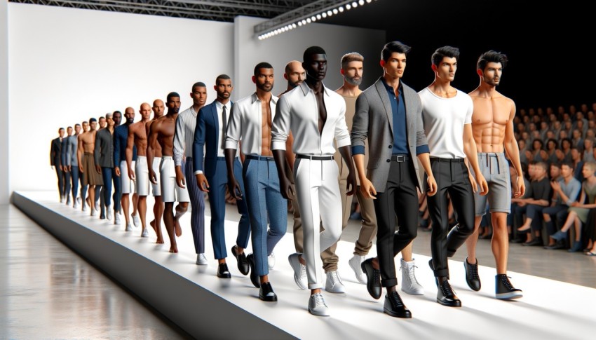 Fashion models help designers to present new collections and demonstrate the perfect way to use clothes.