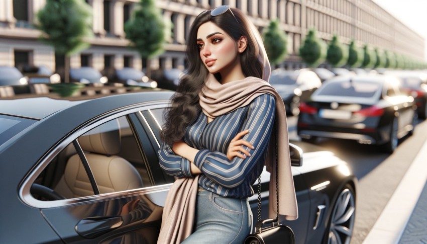 Choosing good camera angles and lighting can perfectly highlight the beauty of the model's outfit and pose.